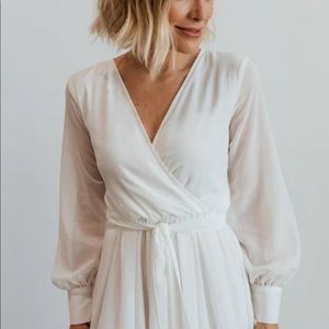 Baltic Born Lydia Maxi Dress (S) - White (BRAND NEW)